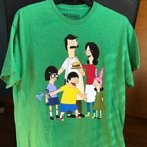 Green Bob’s Burgers Family Portrait Shirt - Large